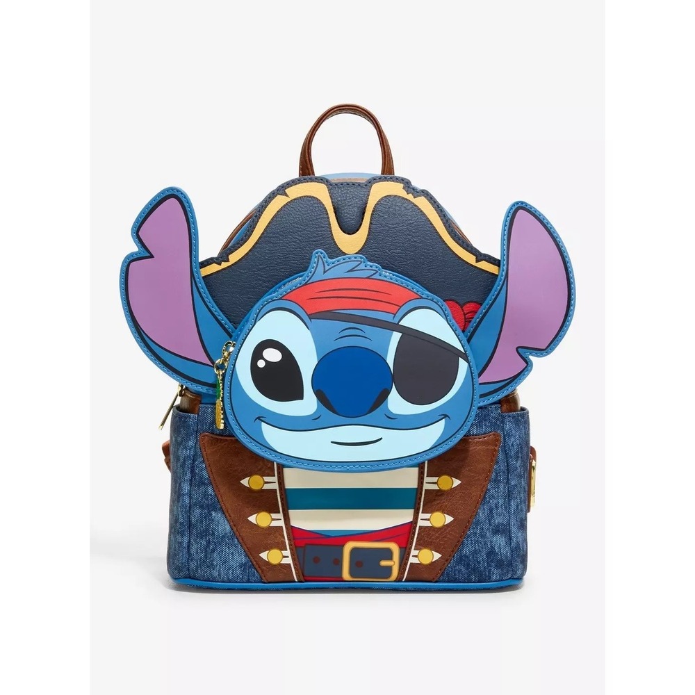 Loungefly Disney Lilo & Stitch Pirate Stitch Figural Mini Backpack - Exclusive